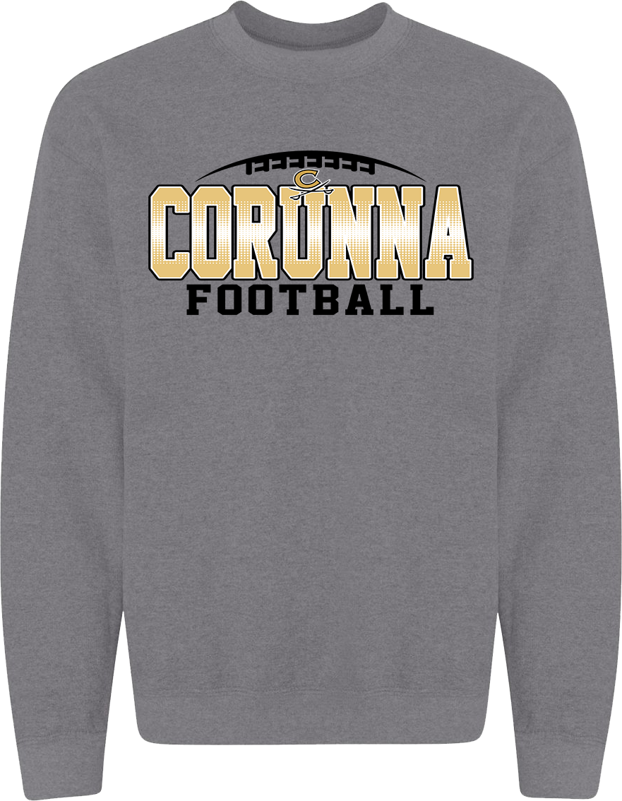 Corunna Youth Football Unisex Adult and Youth Crewneck Sweatshirts