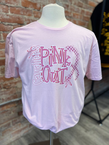 Cavaliers Pink Out.  Short or Long Sleeve