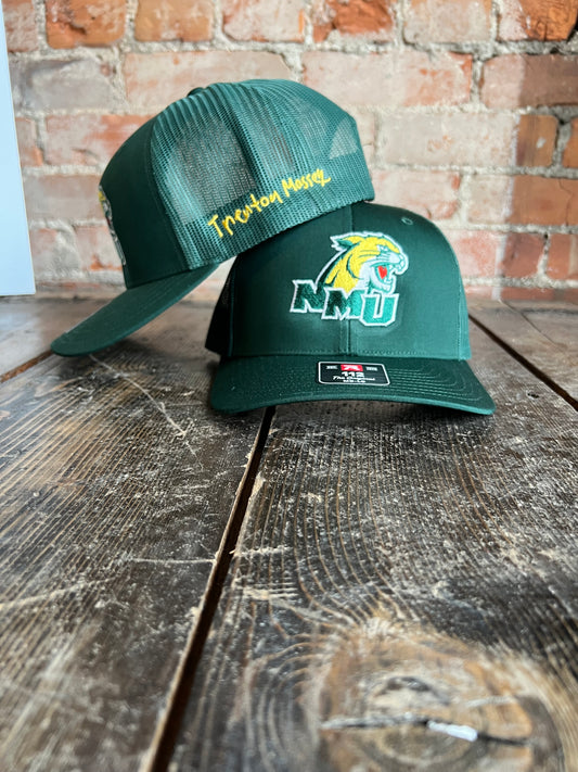 Trenton Massey NMU Hat with Signature