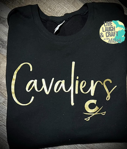 Cavaliers Fancy Letters with swords