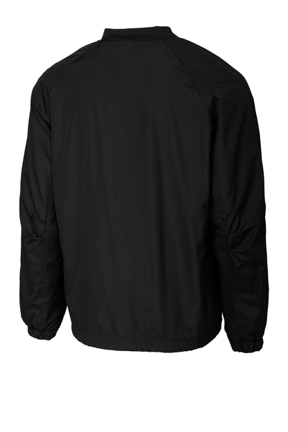 Sport-Tek V-Neck Raglan Wind Shirt with Embroidered School Logo