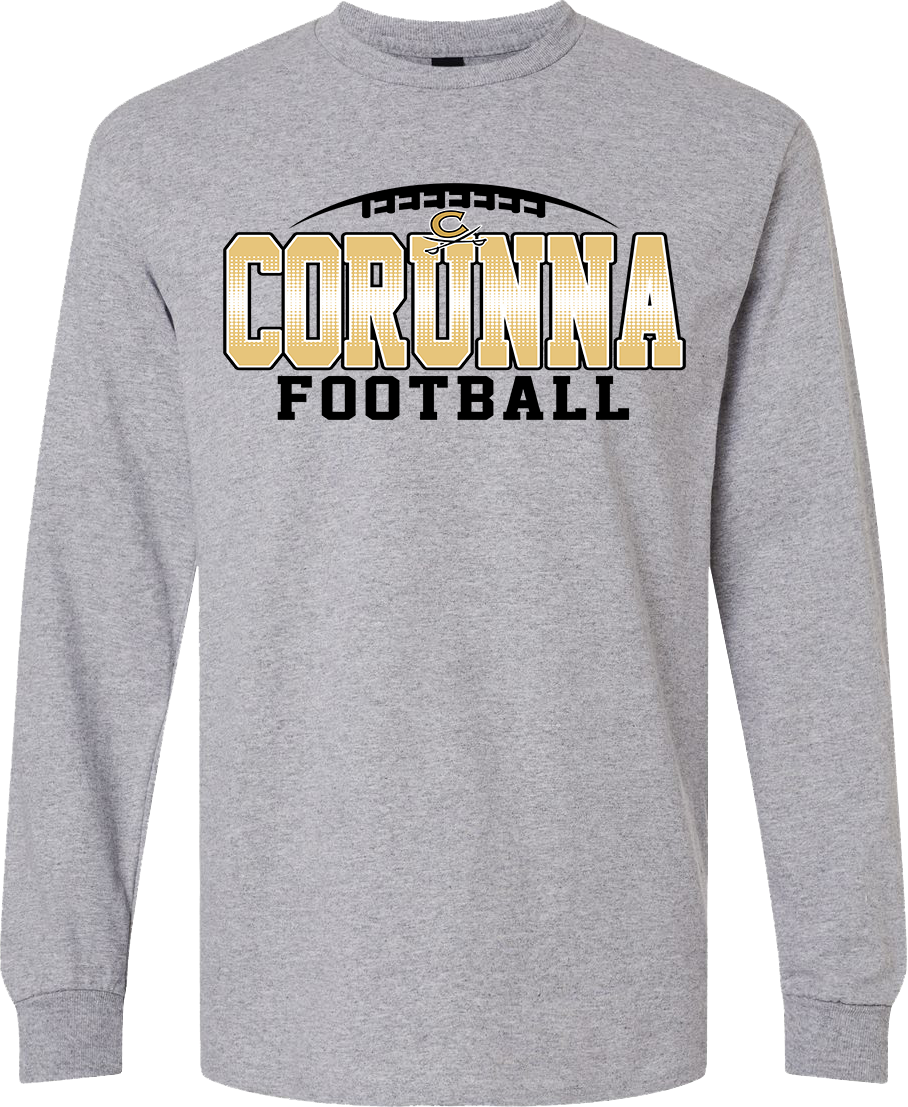 Corunna Youth Football Unisex Adult and Youth Long Sleeve T-Shirts