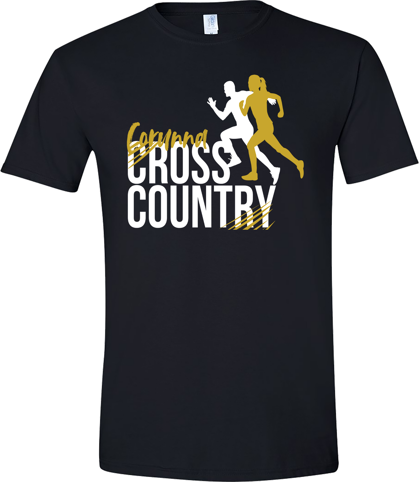 Corunna Cross Country Unisex Black T-Shirt