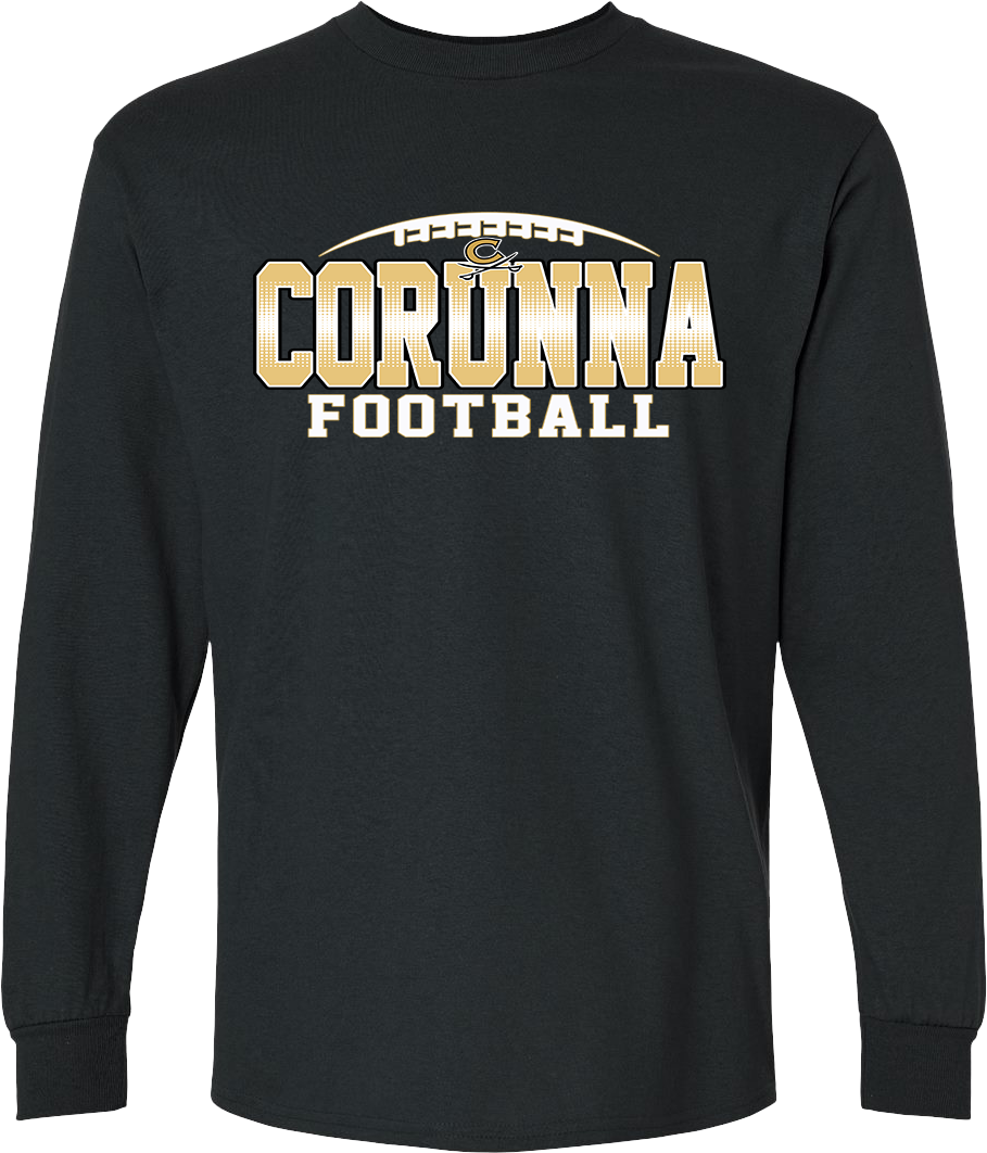 Corunna Youth Football Unisex Adult and Youth Long Sleeve T-Shirts