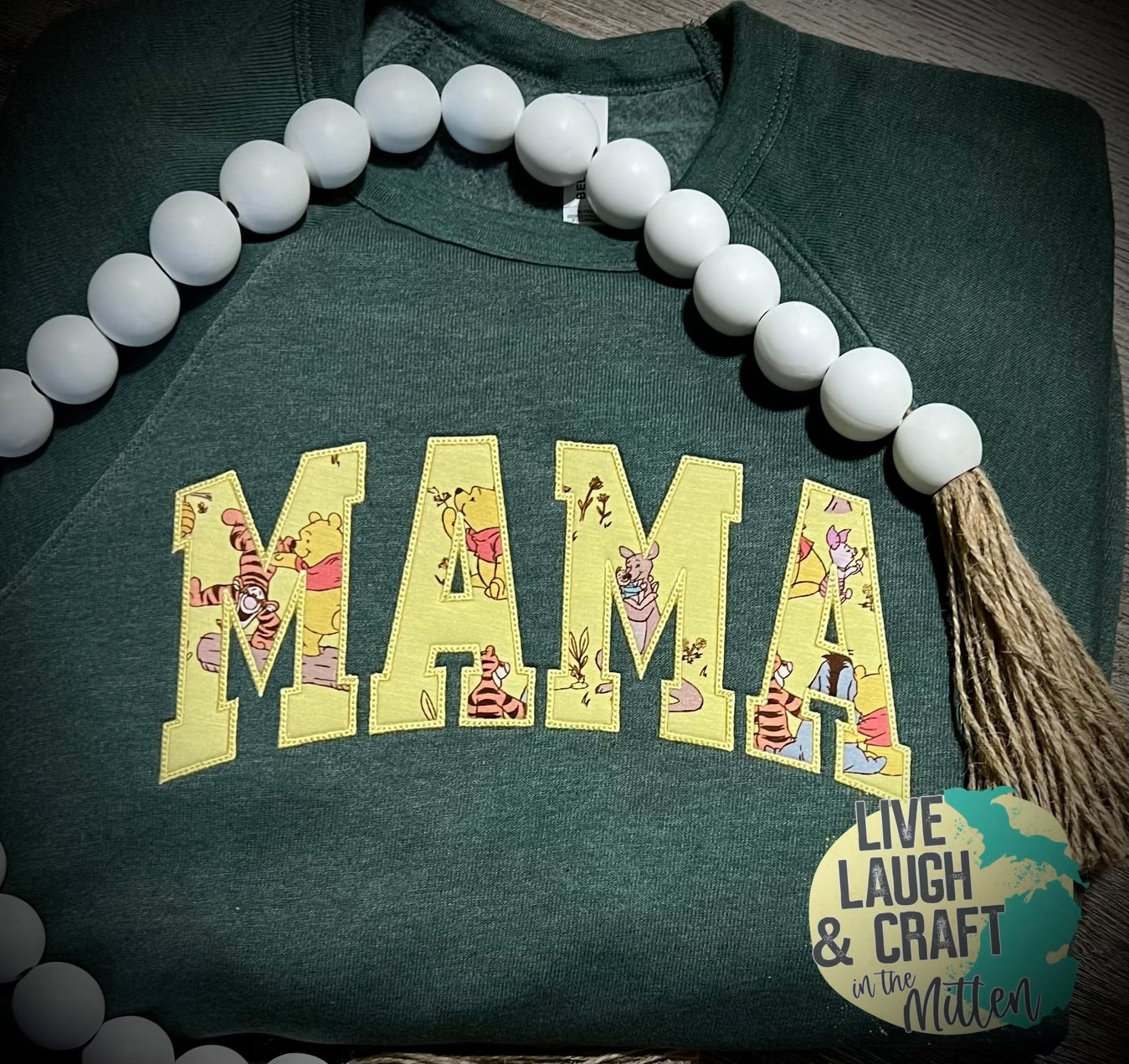 Embroidered MAMA Sweatshirt with your own onesies