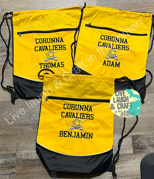 Cavaliers Drawstring Backpack *Personalized