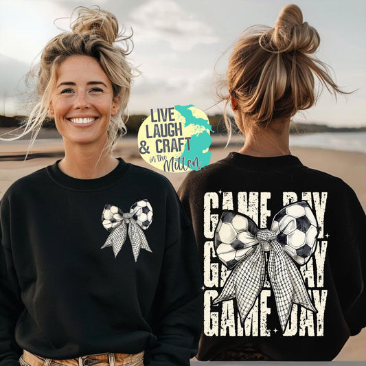 Game Day with Soccer Bow