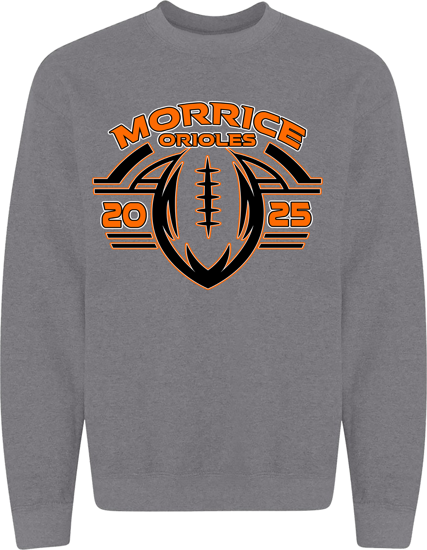 Morrice Youth Football Unisex Adult and Youth Crewneck Sweatshirts