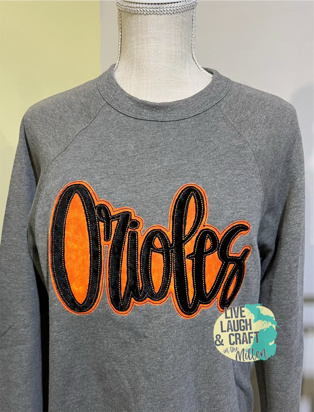 Cavaliers, Orioles, Railroaders, Trojans Embroidered Double Stacked Design